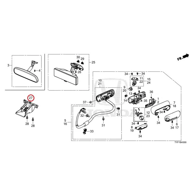 [NEW] JDM HONDA Honda e ZC7 2023 Camera Mirror System GENUINE OEM - Image 46