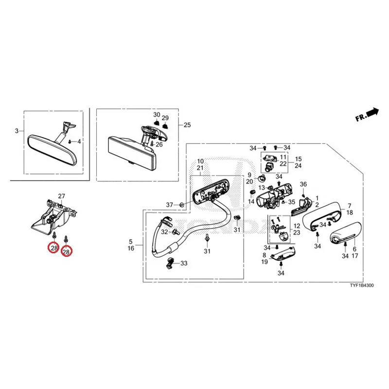[NEW] JDM HONDA Honda e ZC7 2023 Camera Mirror System GENUINE OEM - Image 47