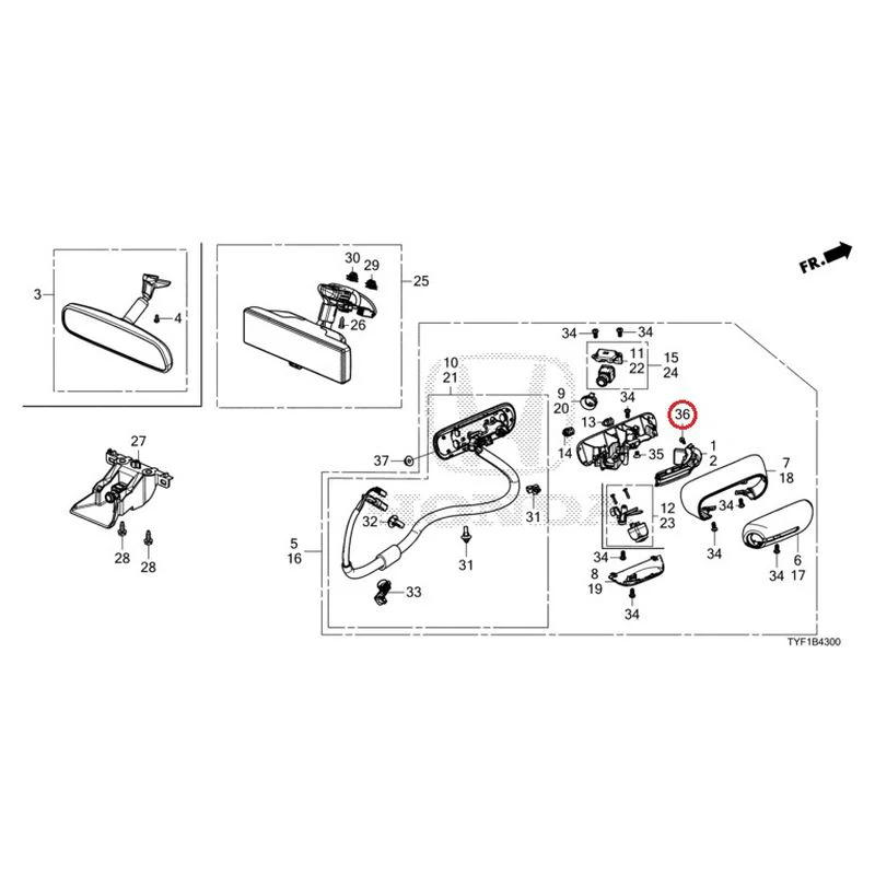 [NEW] JDM HONDA Honda e ZC7 2023 Camera Mirror System GENUINE OEM - Image 55