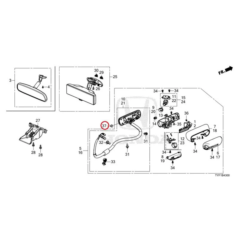 [NEW] JDM HONDA Honda e ZC7 2023 Camera Mirror System GENUINE OEM - Image 56