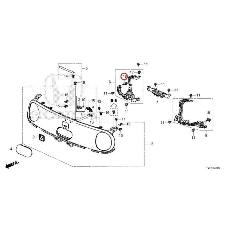 [NEW] JDM HONDA Honda e ZC7 2023 Front Grill GENUINE OEM - Image 19