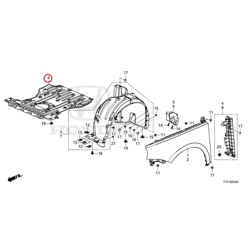[NEW] JDM HONDA Honda e ZC7 2023 Front Fenders GENUINE OEM - Image 7