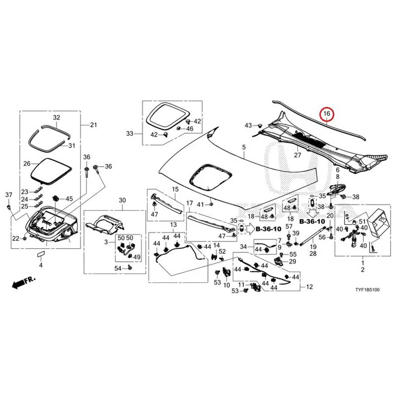 [NEW] JDM HONDA Honda e ZC7 2023 Hood GENUINE OEM - Image 19