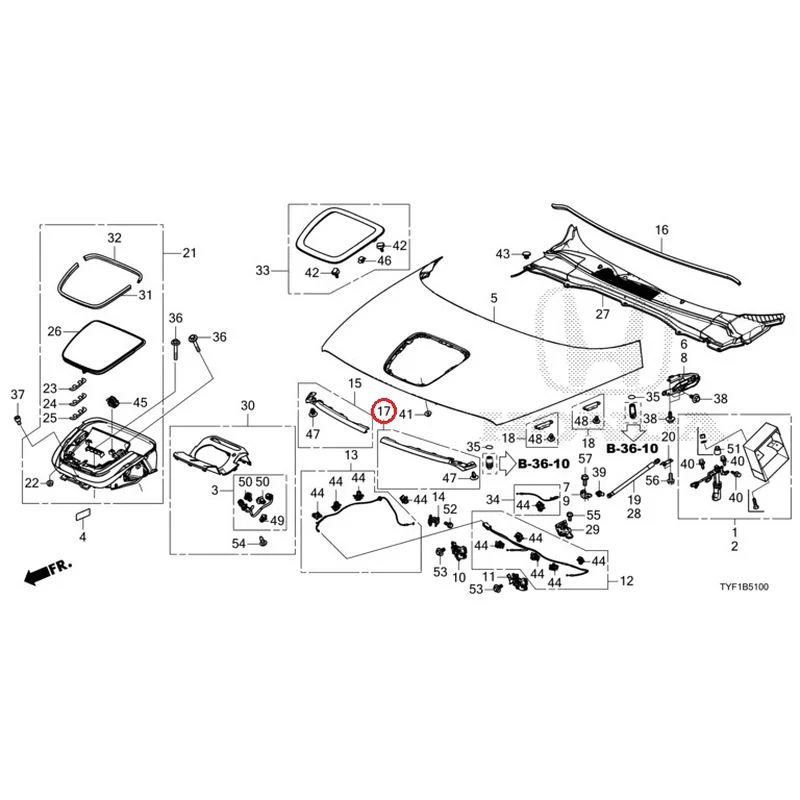 [NEW] JDM HONDA Honda e ZC7 2023 Hood GENUINE OEM - Image 20