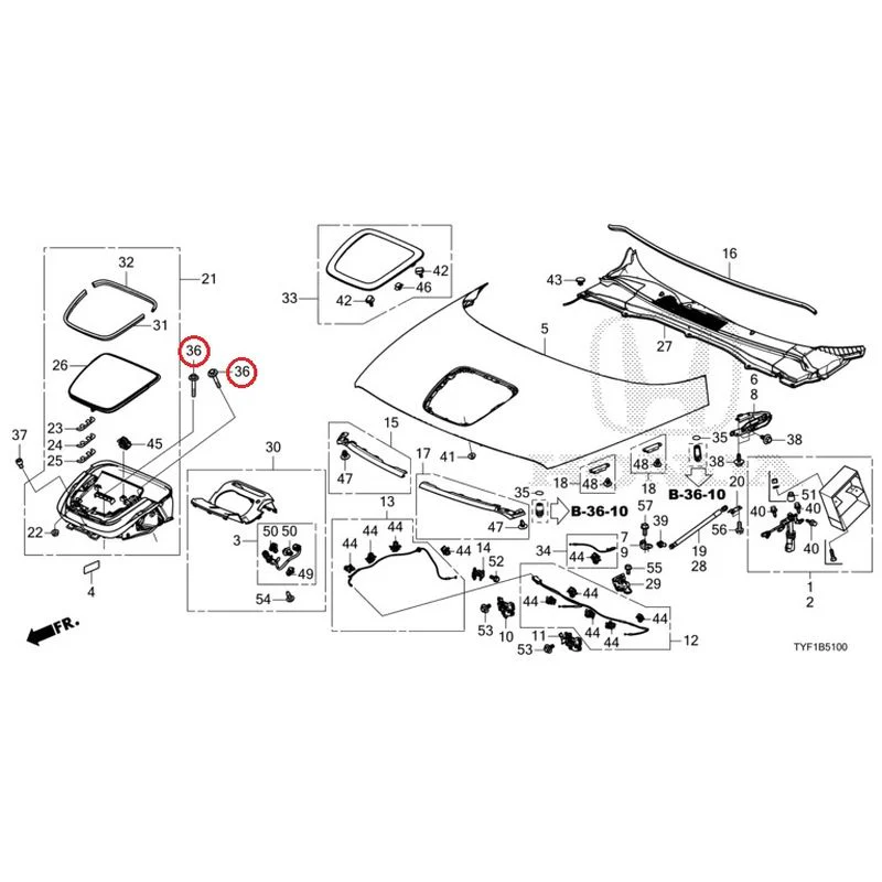 [NEW] JDM HONDA Honda e ZC7 2023 Hood GENUINE OEM - Image 39