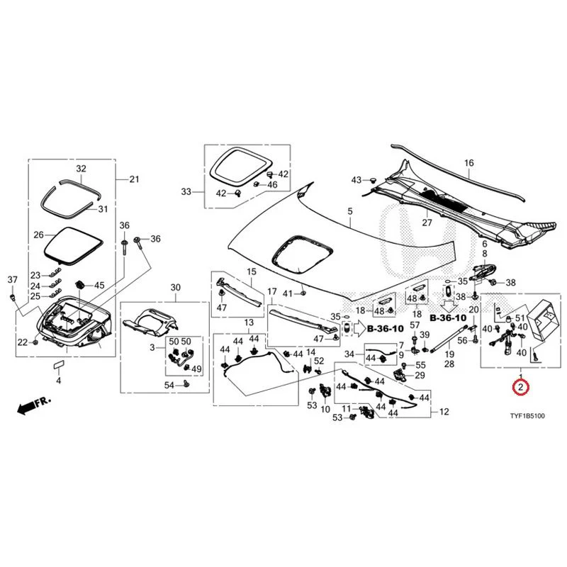 [NEW] JDM HONDA Honda e ZC7 2023 Hood GENUINE OEM - Image 4