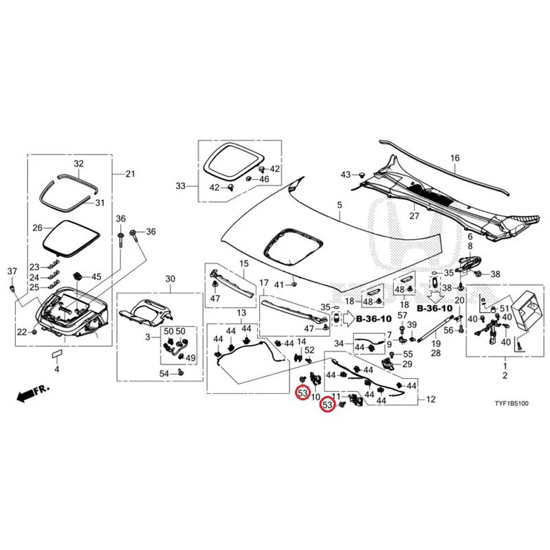 [NEW] JDM HONDA Honda e ZC7 2023 Hood GENUINE OEM - Image 56