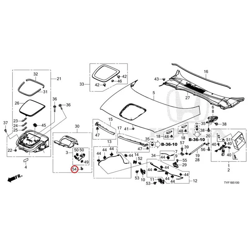 [NEW] JDM HONDA Honda e ZC7 2023 Hood GENUINE OEM - Image 57