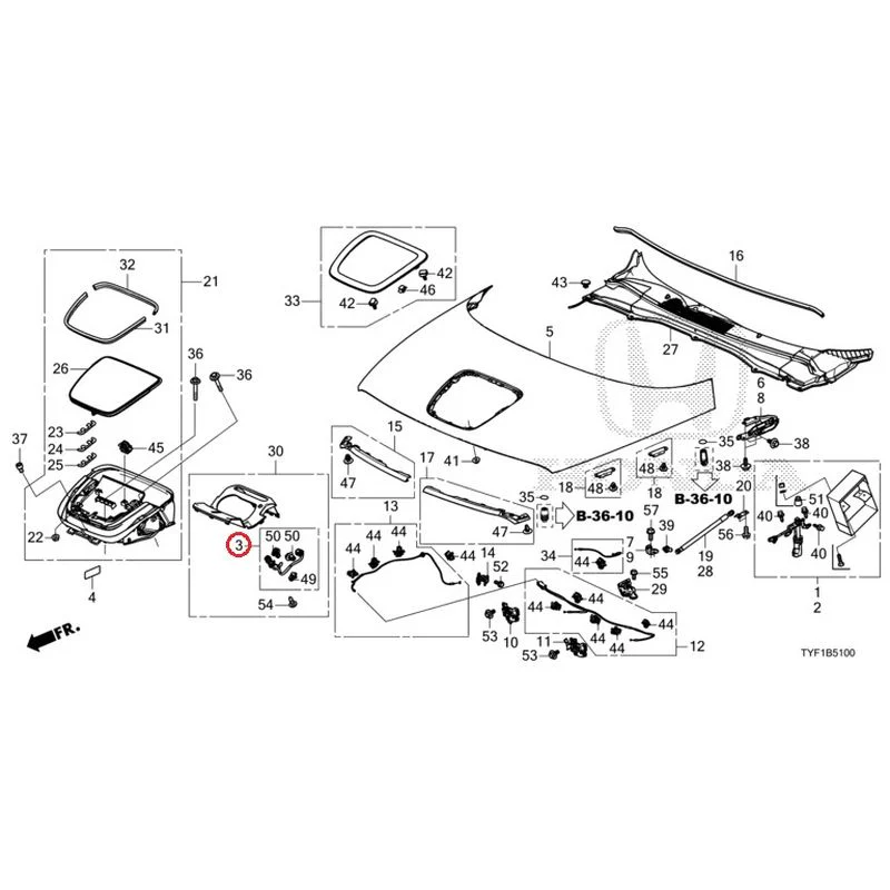 [NEW] JDM HONDA Honda e ZC7 2023 Hood GENUINE OEM - Image 6
