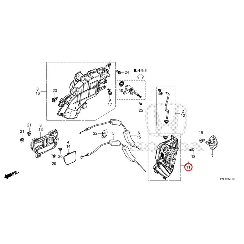 [NEW] JDM HONDA Honda e ZC7 2023 Front Door Locks/Outer Handles GENUINE OEM - Image 17