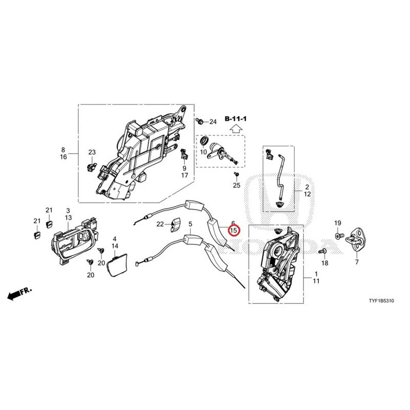 [NEW] JDM HONDA Honda e ZC7 2023 Front Door Locks/Outer Handles GENUINE OEM - Image 21