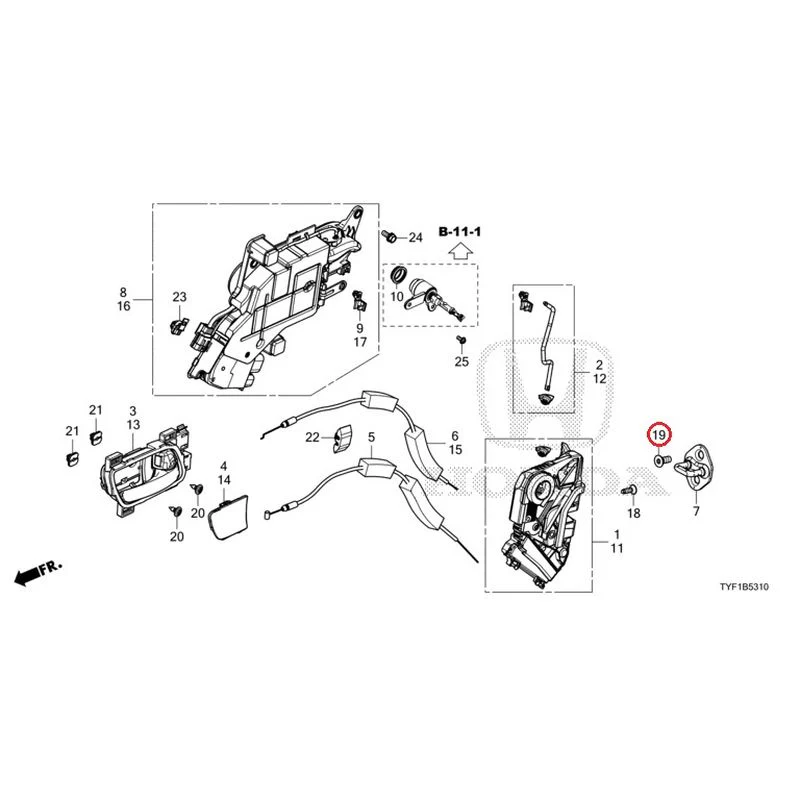 [NEW] JDM HONDA Honda e ZC7 2023 Front Door Locks/Outer Handles GENUINE OEM - Image 30