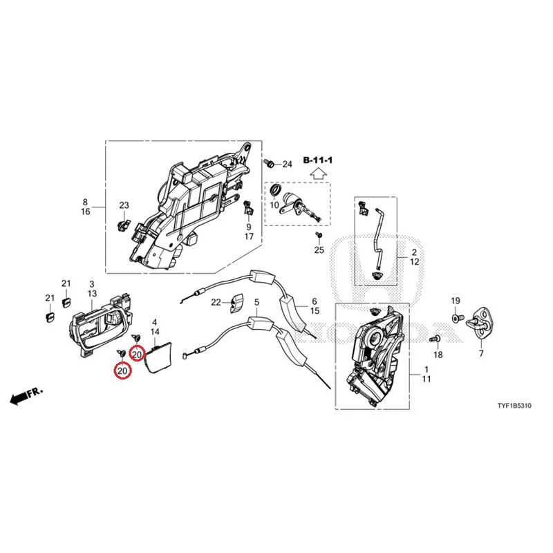[NEW] JDM HONDA Honda e ZC7 2023 Front Door Locks/Outer Handles GENUINE OEM - Image 31