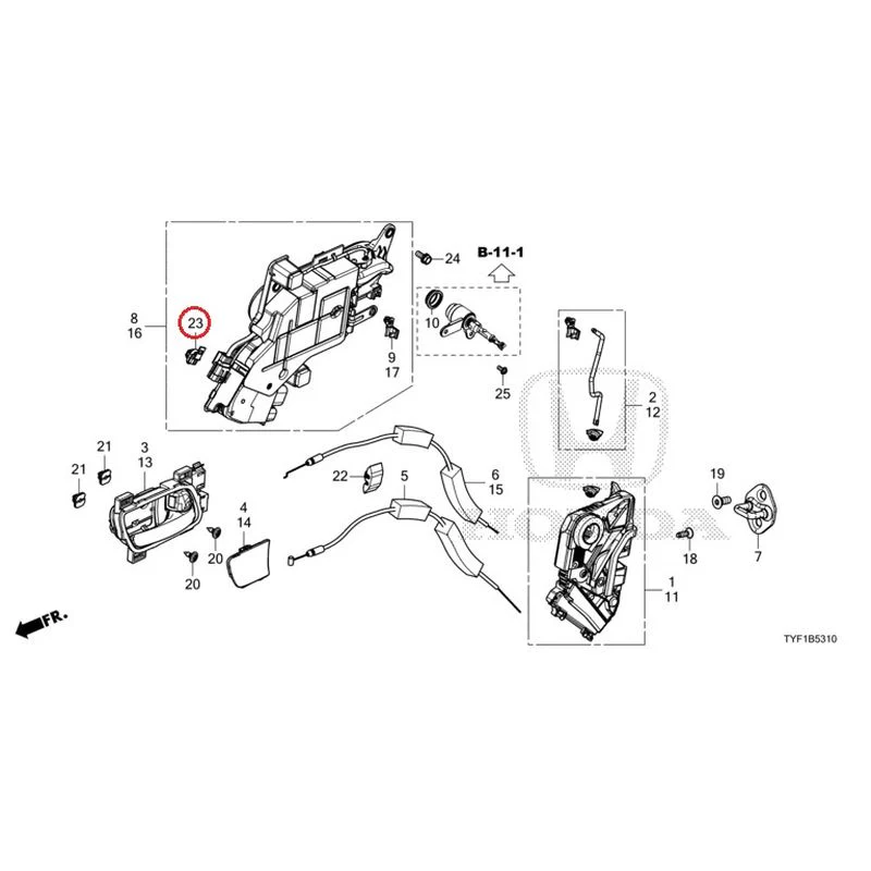 [NEW] JDM HONDA Honda e ZC7 2023 Front Door Locks/Outer Handles GENUINE OEM - Image 34