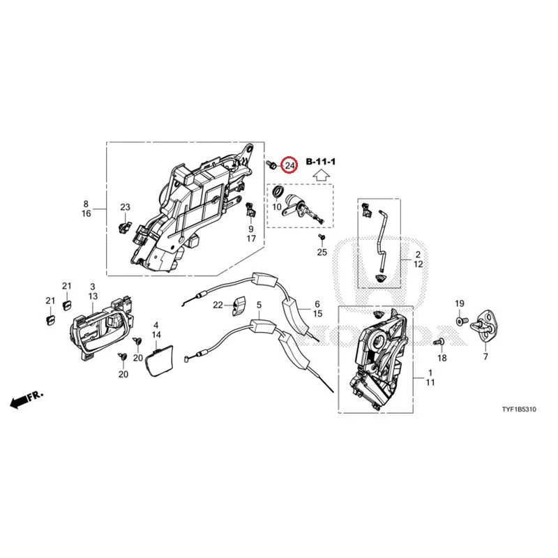 [NEW] JDM HONDA Honda e ZC7 2023 Front Door Locks/Outer Handles GENUINE OEM - Image 35