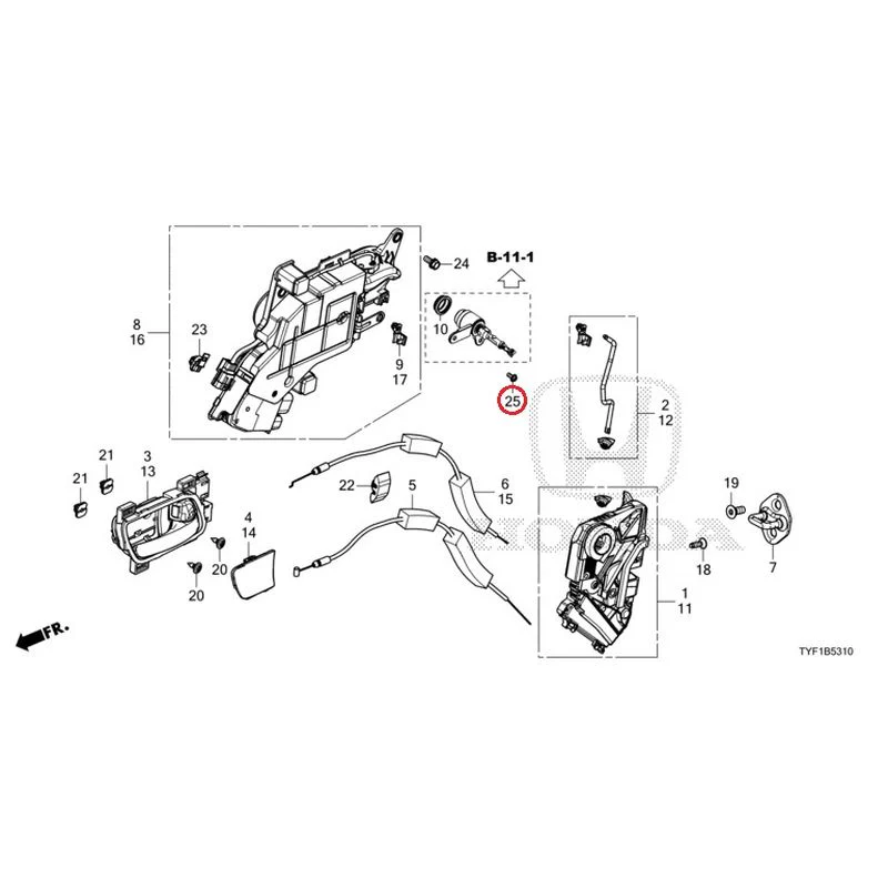 [NEW] JDM HONDA Honda e ZC7 2023 Front Door Locks/Outer Handles GENUINE OEM - Image 36