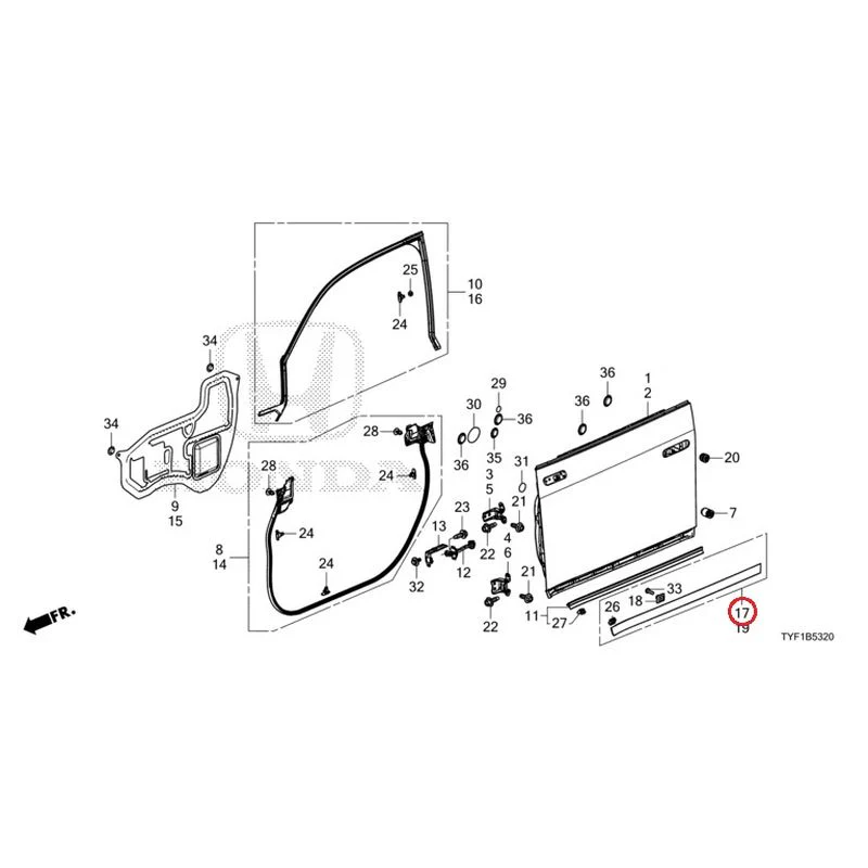 [NEW] JDM HONDA Honda e ZC7 2023 Front Door Panel GENUINE OEM - Image 18