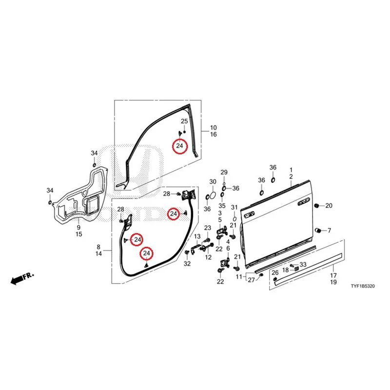 [NEW] JDM HONDA Honda e ZC7 2023 Front Door Panel GENUINE OEM - Image 26