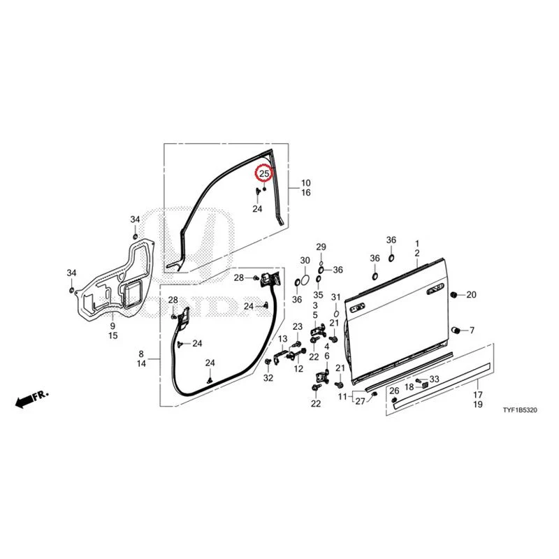[NEW] JDM HONDA Honda e ZC7 2023 Front Door Panel GENUINE OEM - Image 27