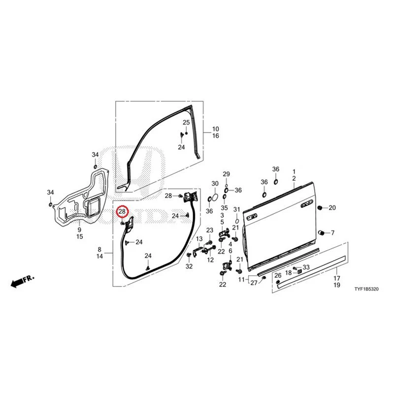 [NEW] JDM HONDA Honda e ZC7 2023 Front Door Panel GENUINE OEM - Image 30