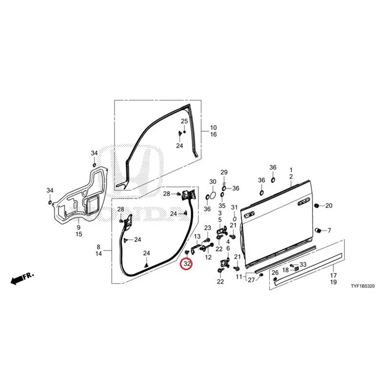 [NEW] JDM HONDA Honda e ZC7 2023 Front Door Panel GENUINE OEM - Image 34