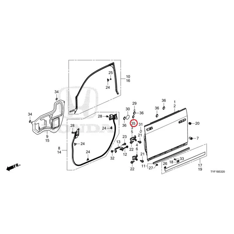 [NEW] JDM HONDA Honda e ZC7 2023 Front Door Panel GENUINE OEM - Image 37