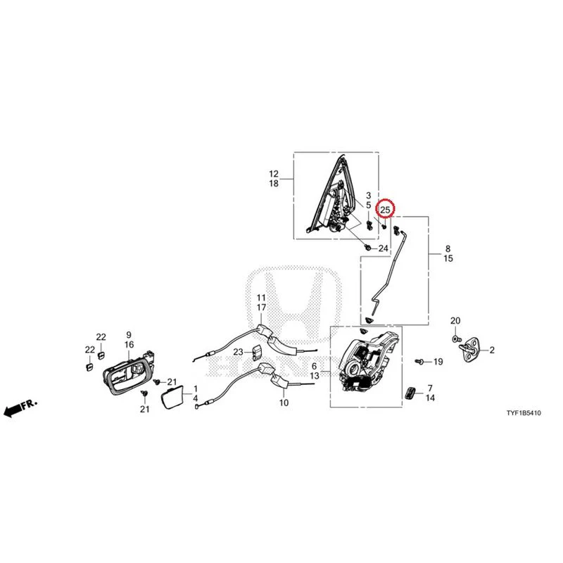 [NEW] JDM HONDA Honda e ZC7 2023 Rear Door Locks/Outer Handles GENUINE OEM - Image 26
