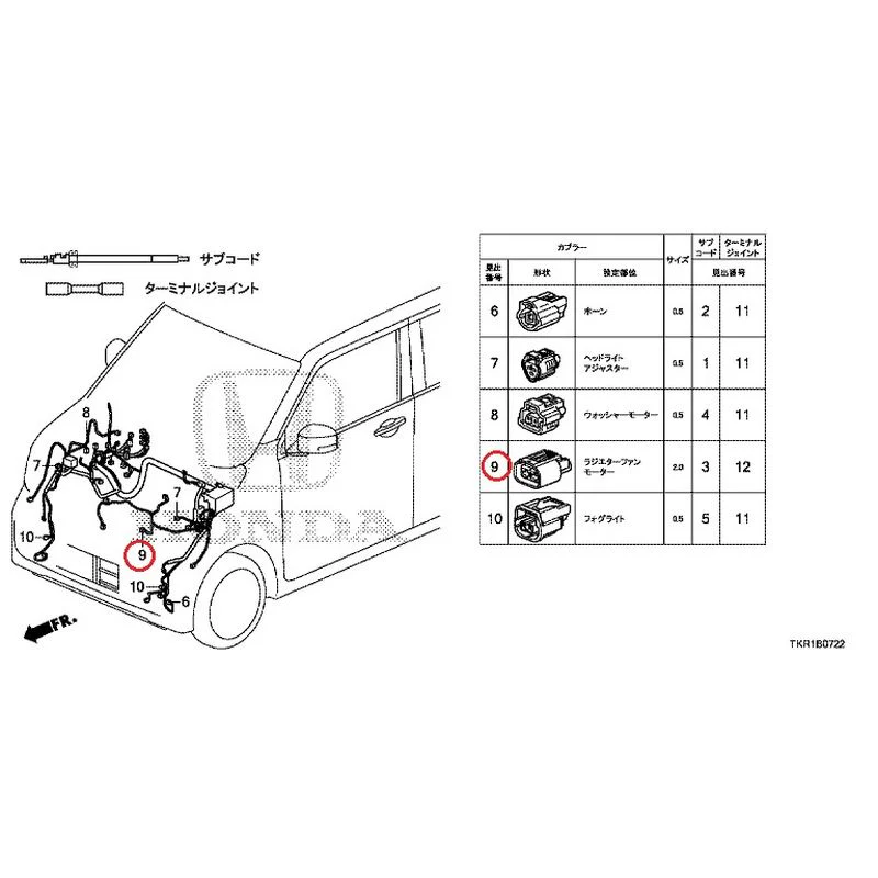 [NEW] JDM HONDA N-WGN CUSTOM JH3 2023 Electrical Connector (Front)(3) GENUINE OEM - Image 10