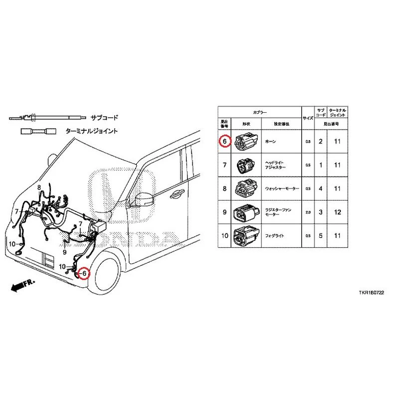 [NEW] JDM HONDA N-WGN CUSTOM JH3 2023 Electrical Connector (Front)(3) GENUINE OEM - Image 7