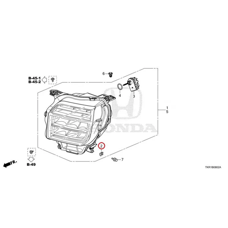 [NEW] JDM HONDA N-WGN CUSTOM JH3 2023 Headlight (3) GENUINE OEM - Image 3