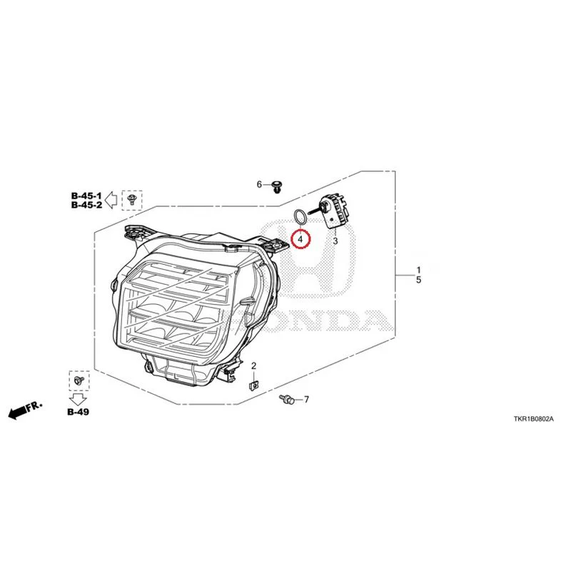 [NEW] JDM HONDA N-WGN CUSTOM JH3 2023 Headlight (3) GENUINE OEM - Image 5