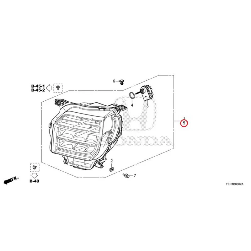 [NEW] JDM HONDA N-WGN CUSTOM JH3 2023 Headlight (3) GENUINE OEM - Image 6