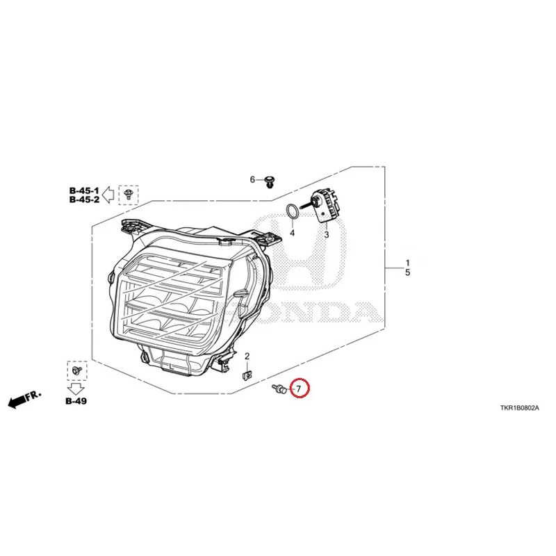 [NEW] JDM HONDA N-WGN CUSTOM JH3 2023 Headlight (3) GENUINE OEM - Image 8
