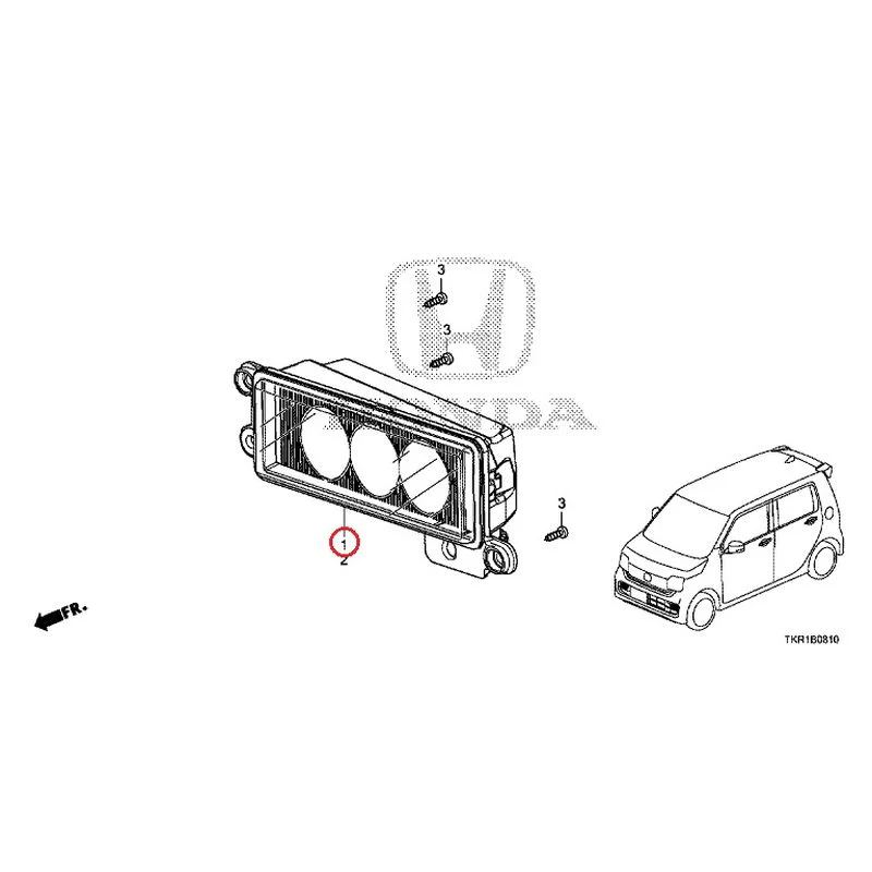 [NEW] JDM HONDA N-WGN CUSTOM JH3 2023 Fog Lights GENUINE OEM - Image 2