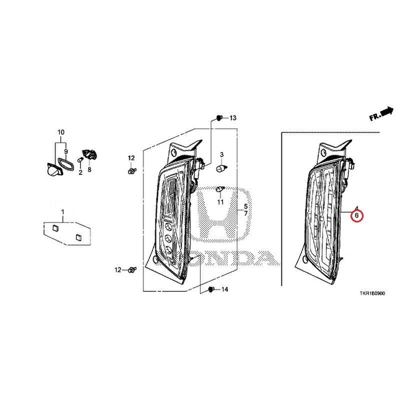 [NEW] JDM HONDA N-WGN CUSTOM JH3 2023 Tail Lights/License Lights GENUINE OEM - Image 4