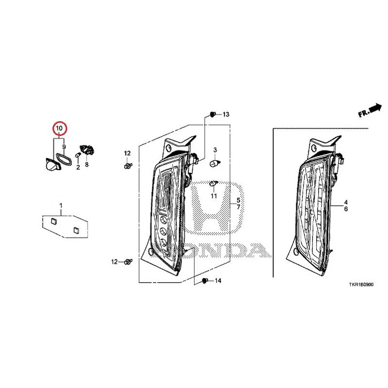 [NEW] JDM HONDA N-WGN CUSTOM JH3 2023 Tail Lights/License Lights GENUINE OEM - Image 7
