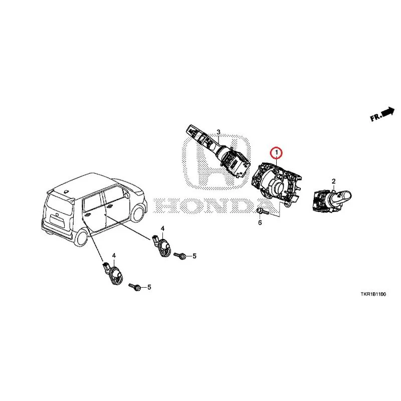 [NEW] JDM HONDA N-WGN CUSTOM JH3 2023 Combination Switches GENUINE OEM - Image 2