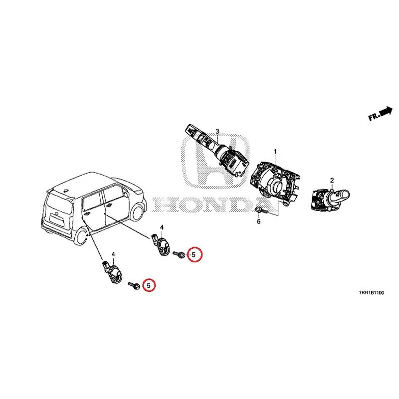 [NEW] JDM HONDA N-WGN CUSTOM JH3 2023 Combination Switches GENUINE OEM - Image 6