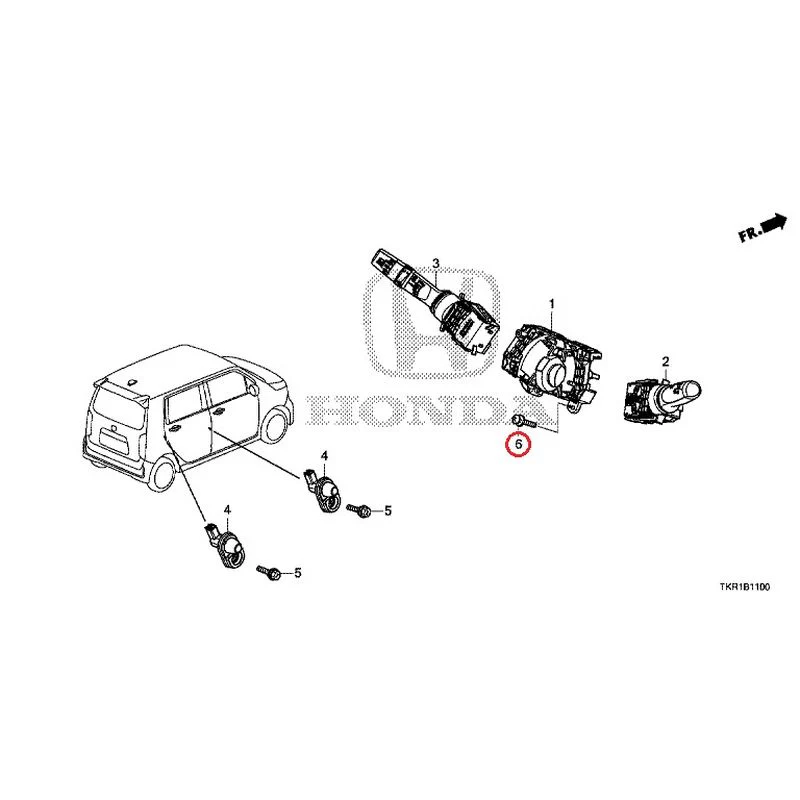 [NEW] JDM HONDA N-WGN CUSTOM JH3 2023 Combination Switches GENUINE OEM - Image 7