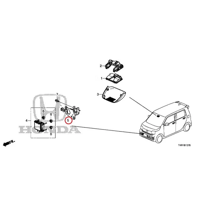 [NEW] JDM HONDA N-WGN CUSTOM JH3 2023 Camera/Radar GENUINE OEM - Image 6