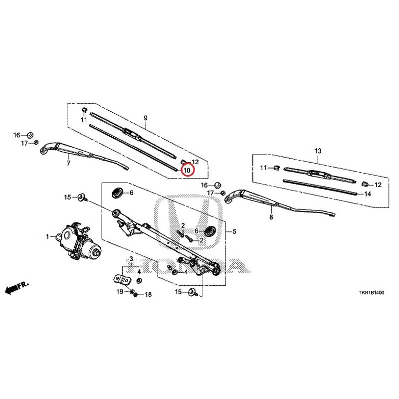 [NEW] JDM HONDA N-WGN CUSTOM JH3 2023 Front Windshield Wiper GENUINE OEM - Image 11