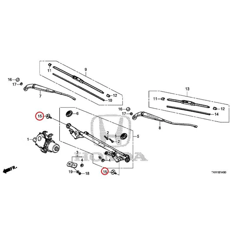 [NEW] JDM HONDA N-WGN CUSTOM JH3 2023 Front Windshield Wiper GENUINE OEM - Image 18