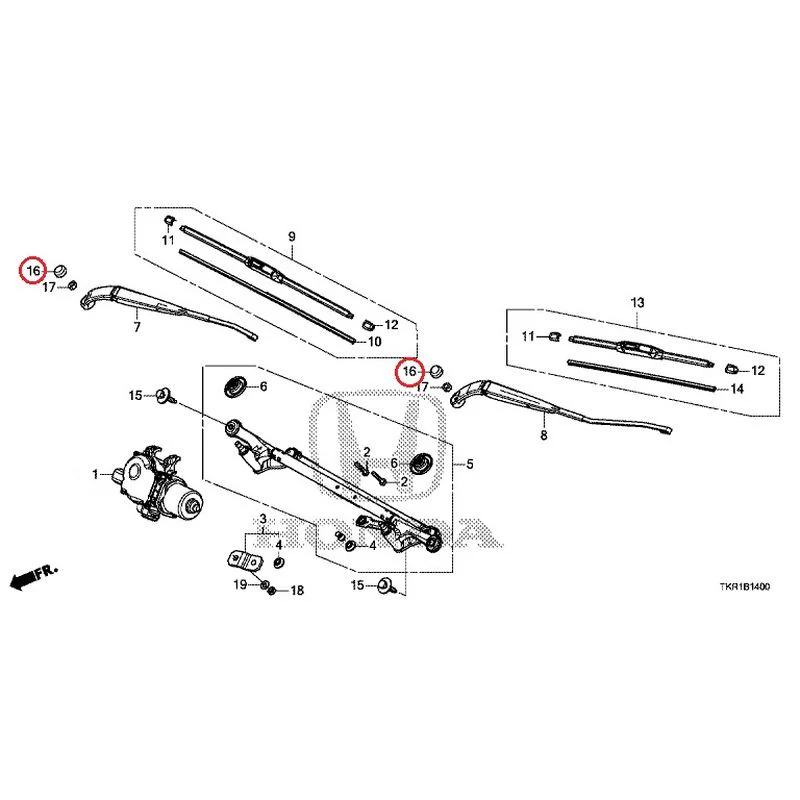 [NEW] JDM HONDA N-WGN CUSTOM JH3 2023 Front Windshield Wiper GENUINE OEM - Image 19