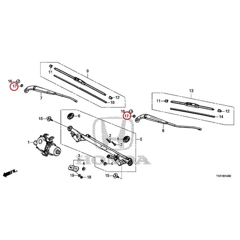 [NEW] JDM HONDA N-WGN CUSTOM JH3 2023 Front Windshield Wiper GENUINE OEM - Image 20