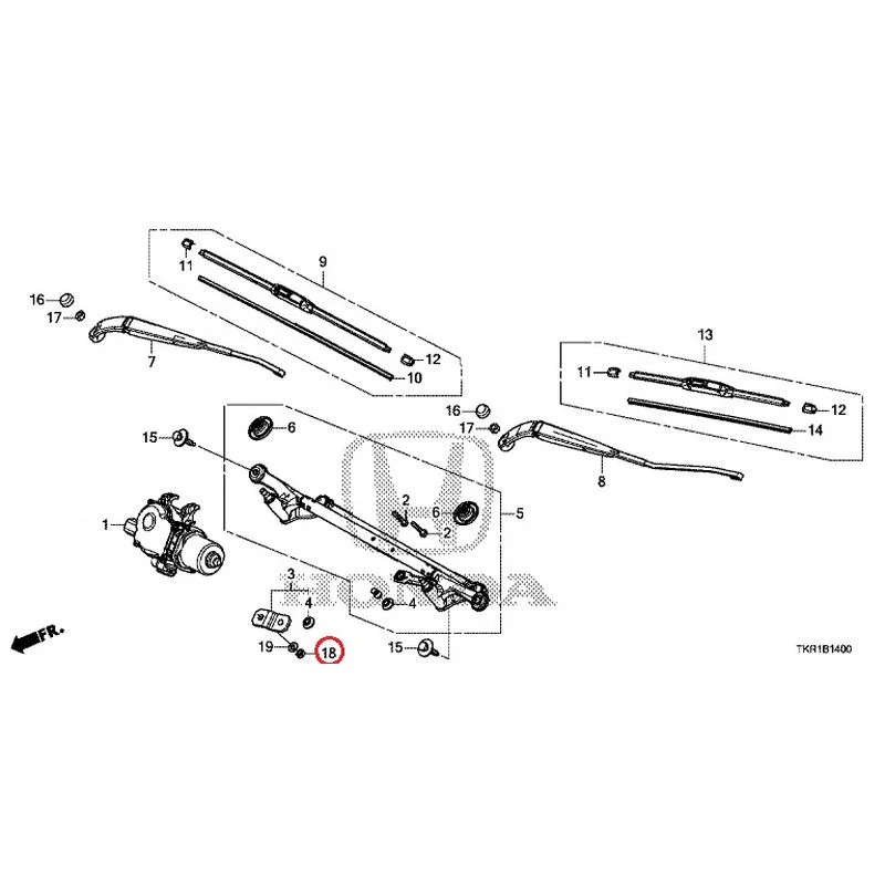 [NEW] JDM HONDA N-WGN CUSTOM JH3 2023 Front Windshield Wiper GENUINE OEM - Image 21