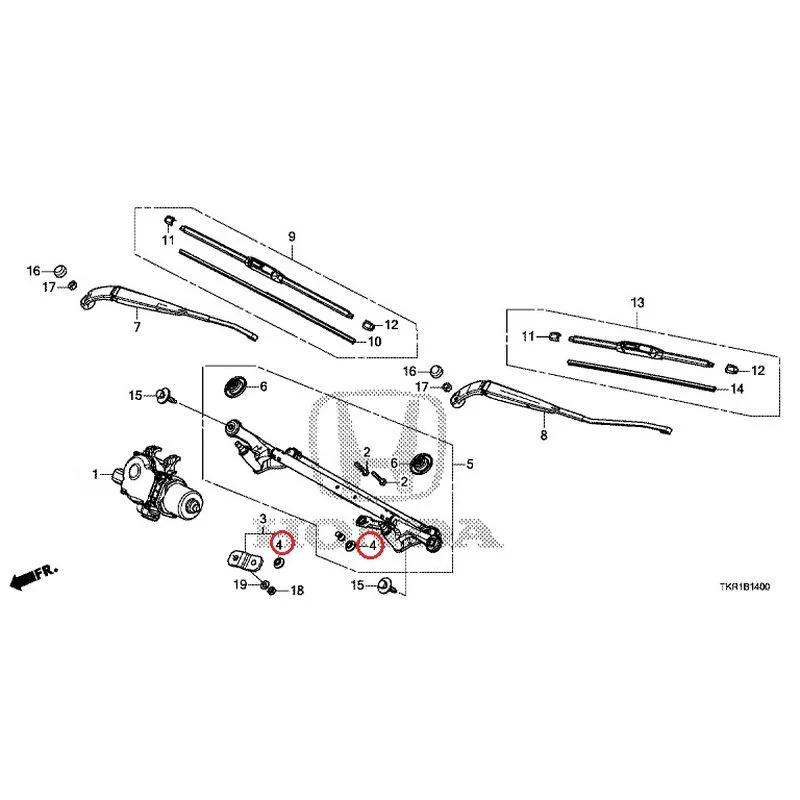 [NEW] JDM HONDA N-WGN CUSTOM JH3 2023 Front Windshield Wiper GENUINE OEM - Image 5