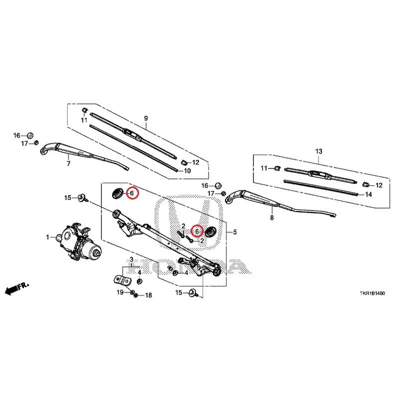 [NEW] JDM HONDA N-WGN CUSTOM JH3 2023 Front Windshield Wiper GENUINE OEM - Image 7