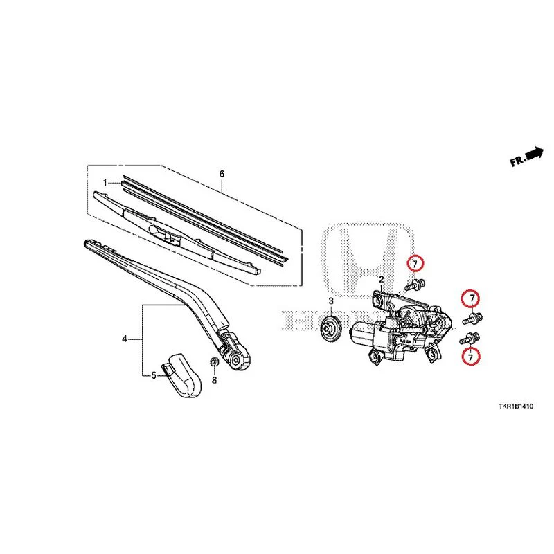 [NEW] JDM HONDA N-WGN CUSTOM JH3 2023 Rear Windshield Wiper GENUINE OEM - Image 10