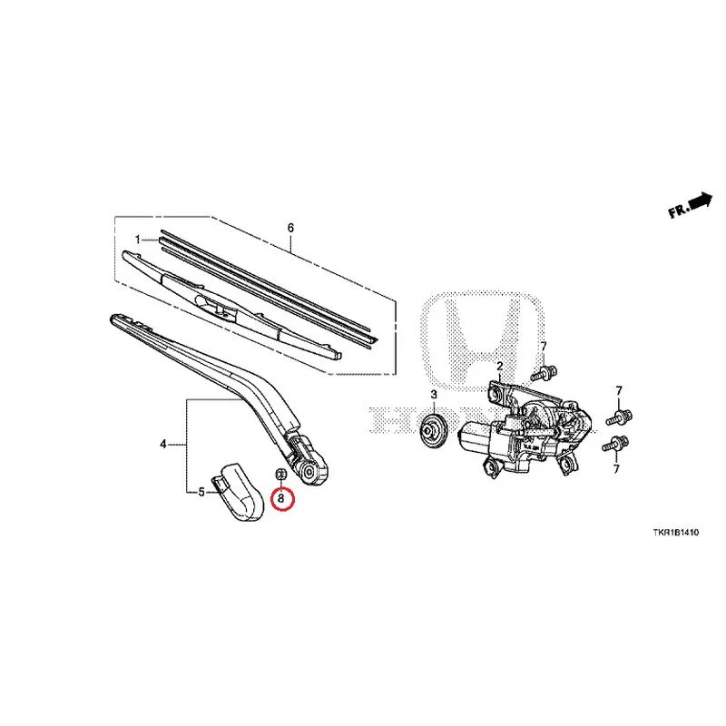 [NEW] JDM HONDA N-WGN CUSTOM JH3 2023 Rear Windshield Wiper GENUINE OEM - Image 11