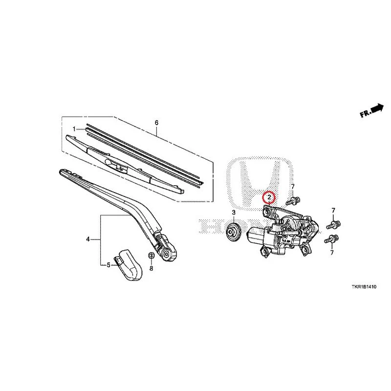 [NEW] JDM HONDA N-WGN CUSTOM JH3 2023 Rear Windshield Wiper GENUINE OEM - Image 5